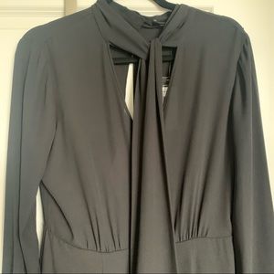 BCBG tie neck jumpsuit